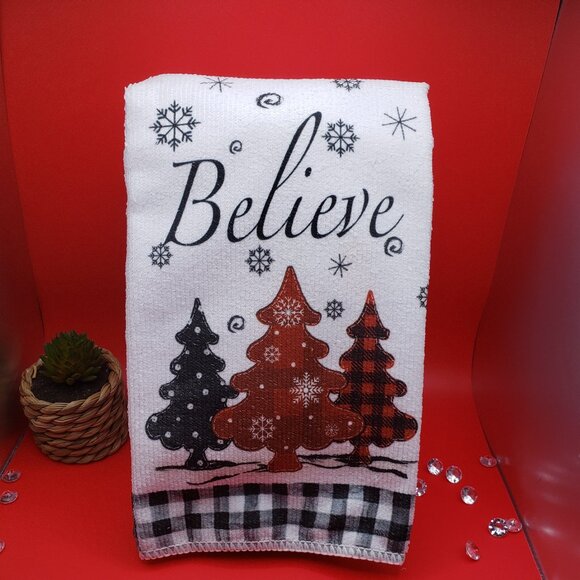Christmas Tree Tea Towel - Picture 2 of 2